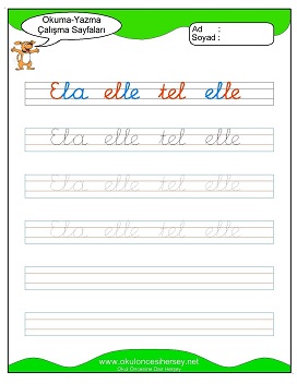 Elat Grubu Çalışma Sayfaları